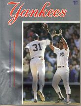 1983 New York Yankees vs Boston Red Sox Program Score Book Magazine Winf... - $4.94