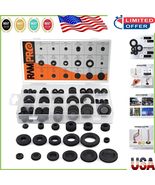 Durable 125pc Rubber Grommet Kit - 18 Sizes for Electrical &amp; Automotive ... - $21.17 CAD