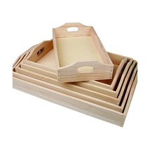 Creativ Wooden Trays, Set of 6  - £58.25 GBP