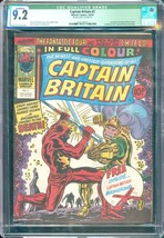 Captain Britain #2 (1976) CGC 9.2 -- O/w to white; Qualified grade; no boomerang - £130.46 GBP