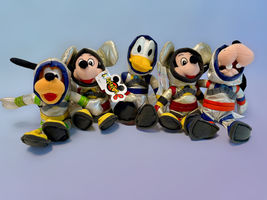 Disney Space Mickey Donald Goofy Pluto Mini Bean Bag Plush Set - $19.99