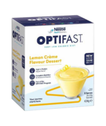 Optifast VLCD Lemon Crème Dessert 8 x 53g Sachets - $137.87 CAD