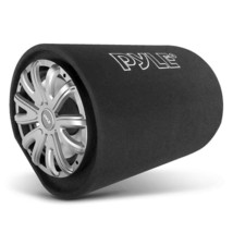 Pyle 12&#39;&#39; 500-Watt Carpeted Subwoofer Tube Enclosure SysteRear Vented De... - £133.36 GBP