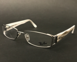 Ray-Ban Eyeglasses Frames RB6157 2502 Gray White Horn Silver Gunmetal 53... - $93.52