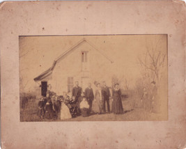 Vintage Antique Family Group Photograph - £3.18 GBP