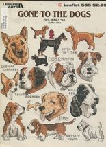 Gone To The Dogs, Mini Series #12 (Leisure Arts Leaflet 505) - £5.59 GBP