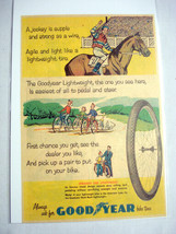 1957 Color Ad Goodyear Lightweight Bike Tires - £6.25 GBP