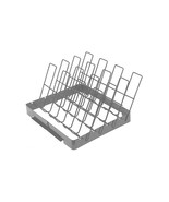 Mr. Bar-B-Q Products Grill Zone Non-Stick Rib Rack Brushed Silver - $55.22 CAD