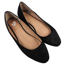Madden Girl Flats Womens Size 10 Black Suede Shoes Comfort Loafers Business - $16.83