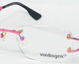 Oxygen Von Vonbogen OX4060 C03 Fuchsia/Limette Einzigartig Brille 53-17-135 - £52.48 GBP