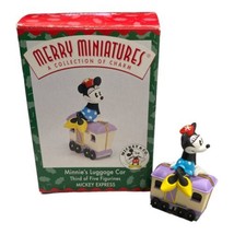 Hallmark Disney Merry Miniatures Mickey Express Minnie’s Luggage Car 1998 - £6.33 GBP