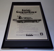 1972 Buick Bargain Days Framed 11x17 ORIGINAL Vintage Advertising Poster - $69.29