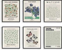Habseligkeit Matisse Posters For Room Aesthetic, Flower Market Poster,, Set Of 6 - £28.30 GBP