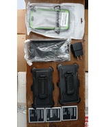 Samsung J series lot, 1 full case, 1 faceopen case, 2 clips, 3 batteries... - €43,12 EUR