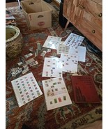 Lot Of Stamps w/ The  Modern Postage Stamp Album with Many Stamps 1944 - €42,76 EUR