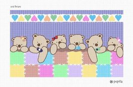 Pepita Needlepoint Canvas: Uni Bears, 17&quot; x 10&quot; - £82.25 GBP+