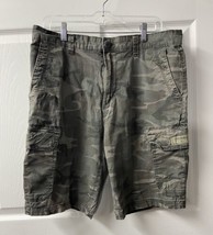 Union Bay Cargo Shorts Mens 36 Camouflage Y2K Classic Camo Mens 36 x 10 ... - £11.25 GBP