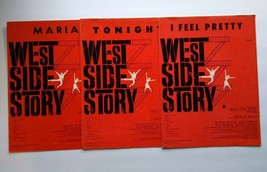 Sheet Music West Side Story Maria Tonight I Feel Pretty Leonard Bernstein 1957 - £19.05 GBP