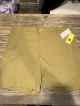 38- Mens Cargo Golf Shorts 8&quot; - All in Motion - Dusty Khaki Green. NWT. M - £21.89 GBP