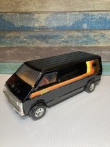 ERTL 1970&#39;s Dodge STREET VAN w/ Bubble Window - Black - £27.53 GBP