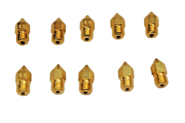 10-PCS MK8 0.4mm Extruder 3D Printer Nozzle for Makerbot Creality CR-10 ... - £7.01 GBP