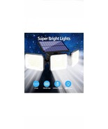 2 pack Solar Outdoor Lights LED Motion Sensor Outdoor Lights 3 Heads - $63.65