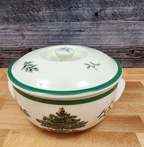 Spode Christmas Tree 1 Qt Casserole Dish with Cover Oven to Table England - £29.88 GBP