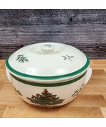 Spode Christmas Tree 1 Qt Casserole Dish with Cover Oven to Table England - £28.77 GBP