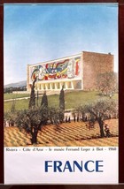 Original Poster Musée Fernand Léger Museum Biot Riviera France 1960 - $90.39