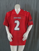 Simon Fraser Football Jersey - Home Red # 2 Nathaneal Durkan - Men&#39;s Large - $75.00