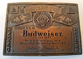 Lewis Buckles Chicago Budweiser Belt Buckle Genuine Logo Anheuser Busch - £15.65 GBP
