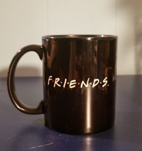 FRIENDS The Television Series Coffee Mug Black Cup TV Show Sitcom Warner... - $8.76