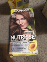 Garnier Nutrisse Ultra Coverage Nourishing Color Creme 600 Spiced Hazelnut Brown - £10.69 GBP