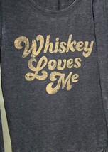 White Crown Whiskey Loves Me Long Sleeve Top Size Women&#39;s XS - $19.79