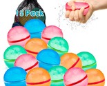 Soppycid 15 Pcs Water Balloons Reusable Quick Fill - Self Sealing Silico... - $69.99