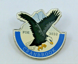 FOE Fraternal Order of Eagles 3032 Cranbrook Bald Eagle Collectible Pinb... - $17.58