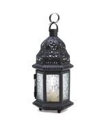 CLEAR GLASS MOROCCAN LANTERN - $39.95