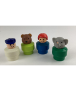 Fisher Price Little People Chunky Figures Elephant Bear Animals Lot Vint... - $25.48 CAD