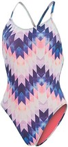 Dolfin Uglies Revibe Print Low X-Back Swimsuit Saxen 26 - $24.20