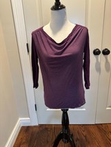 JAMES PERSE Purple Boatneck Shirt SZ 2 - $719.68 MXN