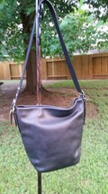 Coach Soho Black Leather Bucket Shoulder/Crossbody Bag Vintage - Excellent - $50.00