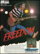 John Bushnell 1983 Ibanez AM Stagemaster guitar advertisement 8 x 11 ad ... - £3.38 GBP