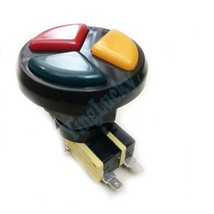 5 pcs 3 in 1 Arcade Button, arcade push Buttons, Integrated for Arcade games Mic - £95.91 GBP