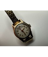 Vintage Bulova 10k Rolled Gold Plate Mechanical Woman’s Watch 26mm Worki... - $31.68