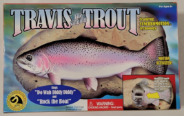 Vintage NIB Travis the Singing Trout Motion Activated Fish Gemmy 1999 - £39.66 GBP