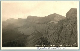 RPPC Chinese Wall Bob Marshall Wilderness Area Montana MT UNP Postcard J14 - $41.53