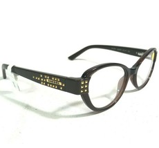 Diesel Eyeglasses Frames DL5011 col.048 Clear Brown Round Gold Studded 5... - $55.89