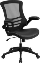 Flash Furniture Kelista Mid-Back Swivel Set of 1, Black Leathersoft/Mesh  - £206.55 GBP