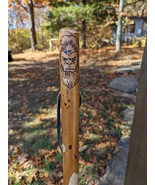 Walking stick with a Sasquatch carved at the top, Big foot Hicking stick... - £56.06 GBP