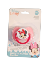 Pacifier With Cover - New - Disney Baby Mickey Mouse &amp; Friends Pink Minn... - £7.16 GBP